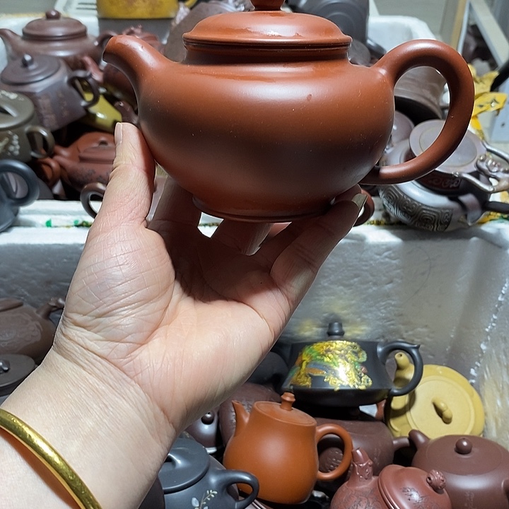 紫砂茶壶把瑕微瑕