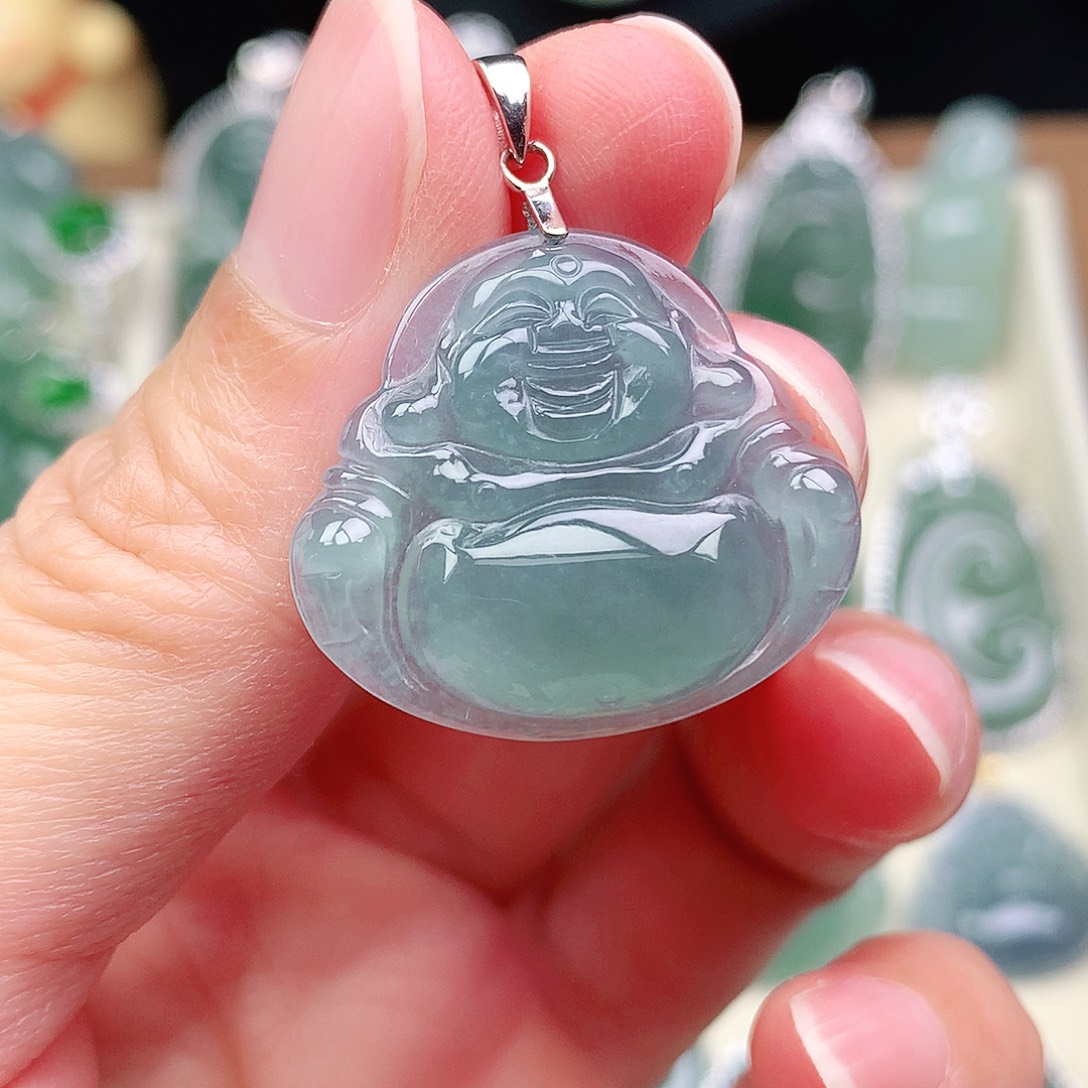 翡翠未镶嵌颈饰吊坠