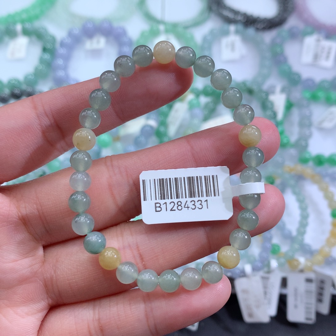 翡翠手链未镶嵌天然