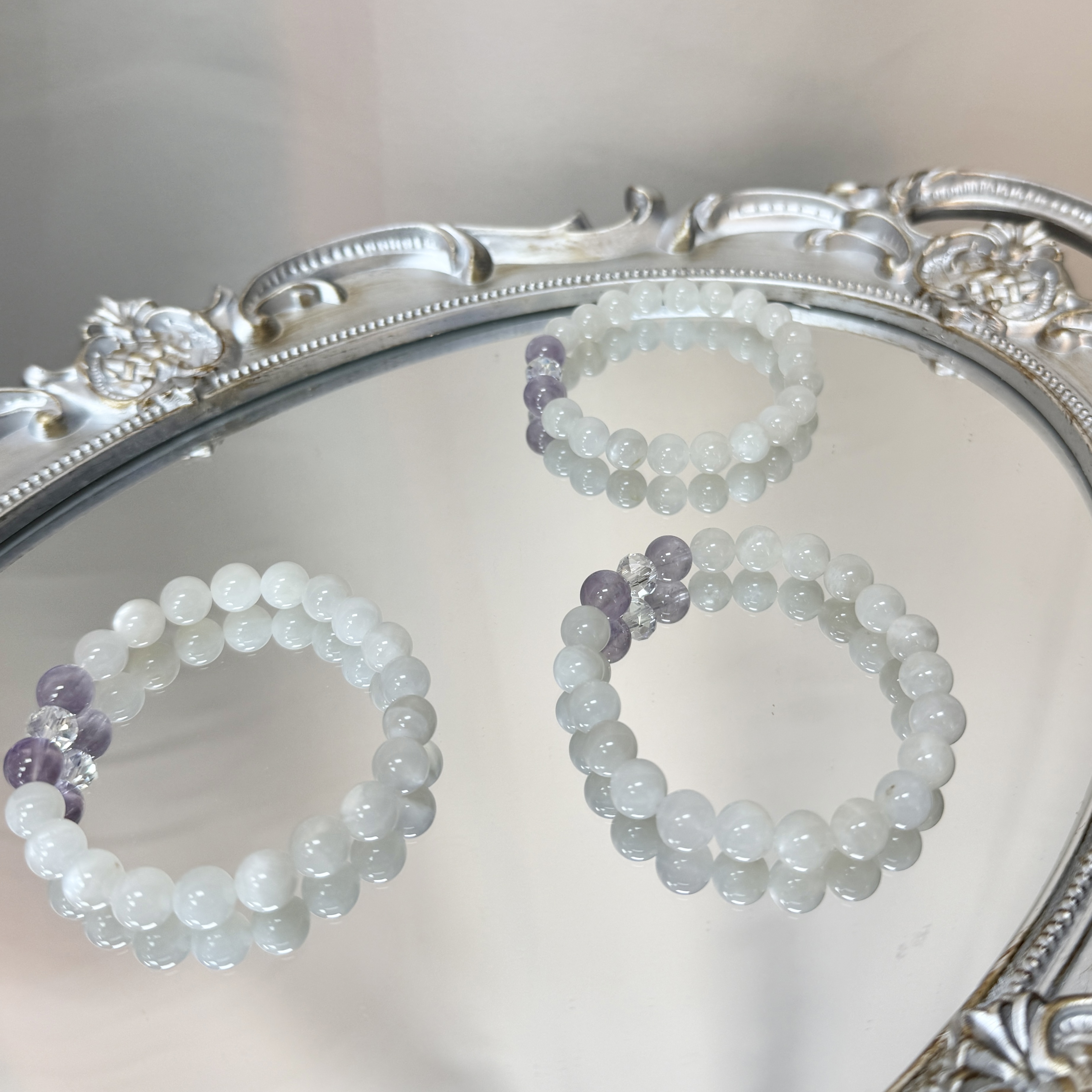 【名门千金】天然白月光x紫水晶 9mm