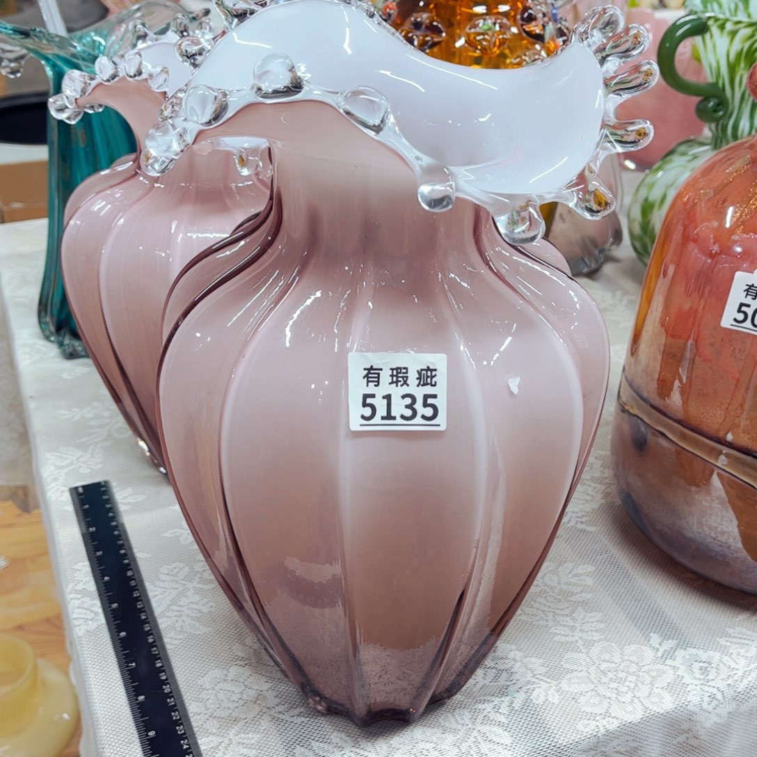 5135 家悦美居琉璃摆件瑕疵