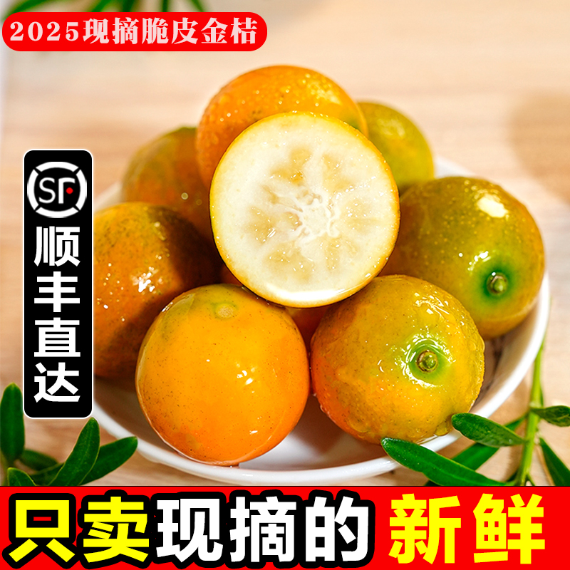 【纯甜金桔】顺丰正宗融安滑皮金桔鲜果应季水果新鲜广西脆皮小金橘