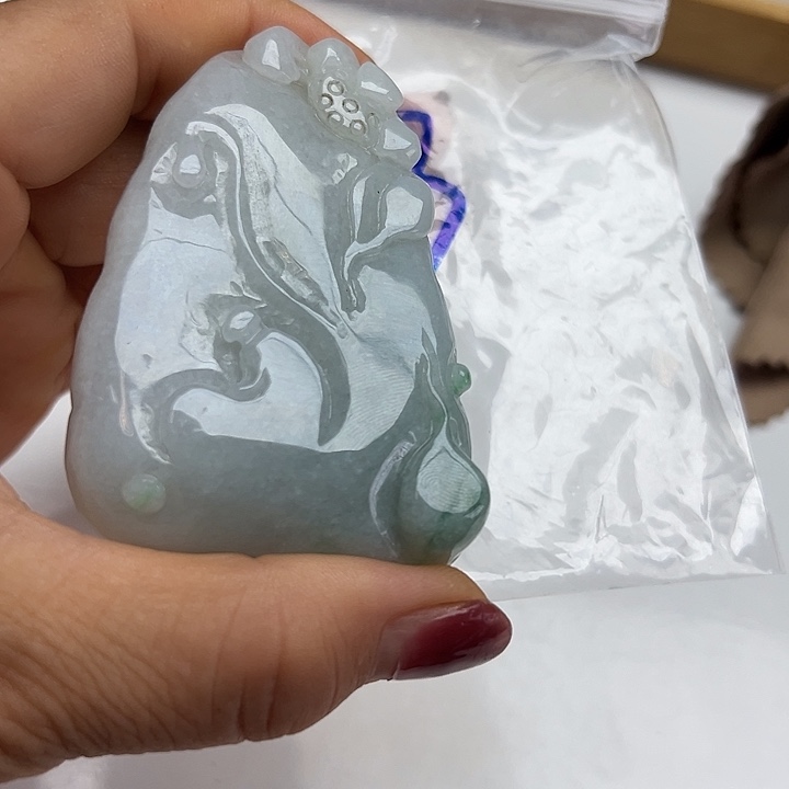 和田玉未镶嵌颈饰柳*乐