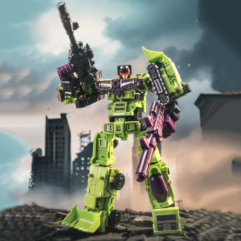 星将ST10大力神变形玩具 六合体金刚机器人 G1工程车模型男孩礼物