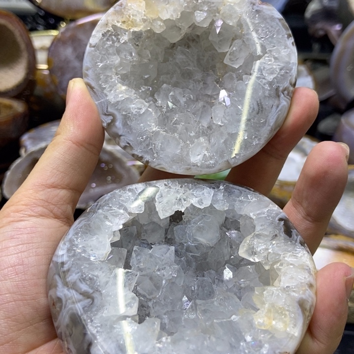 水晶珠宝半成品未镶嵌聚宝盆
