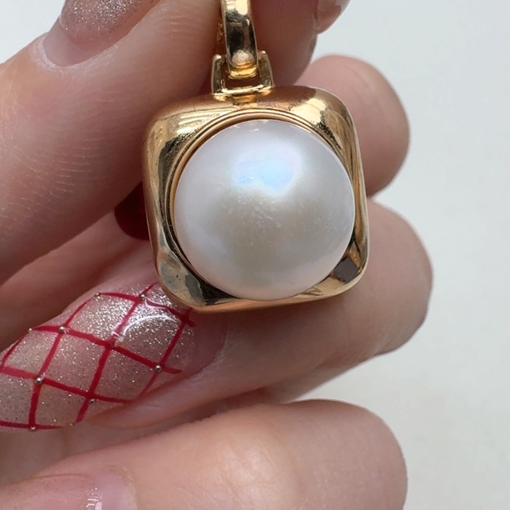 淡水珍珠颈饰银S925镶嵌