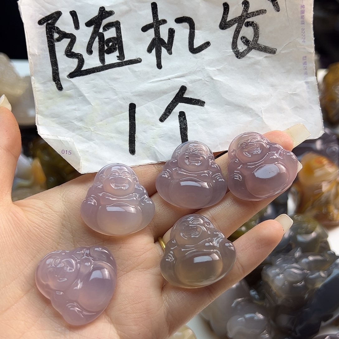 玛瑙/玉髓未镶嵌吊坠(不含链)