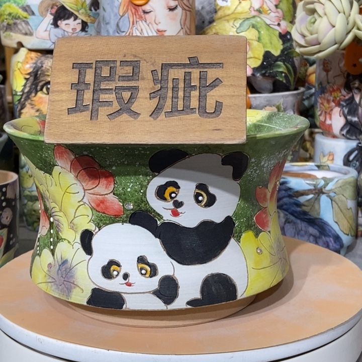 红陶景德镇艺术手绘作品