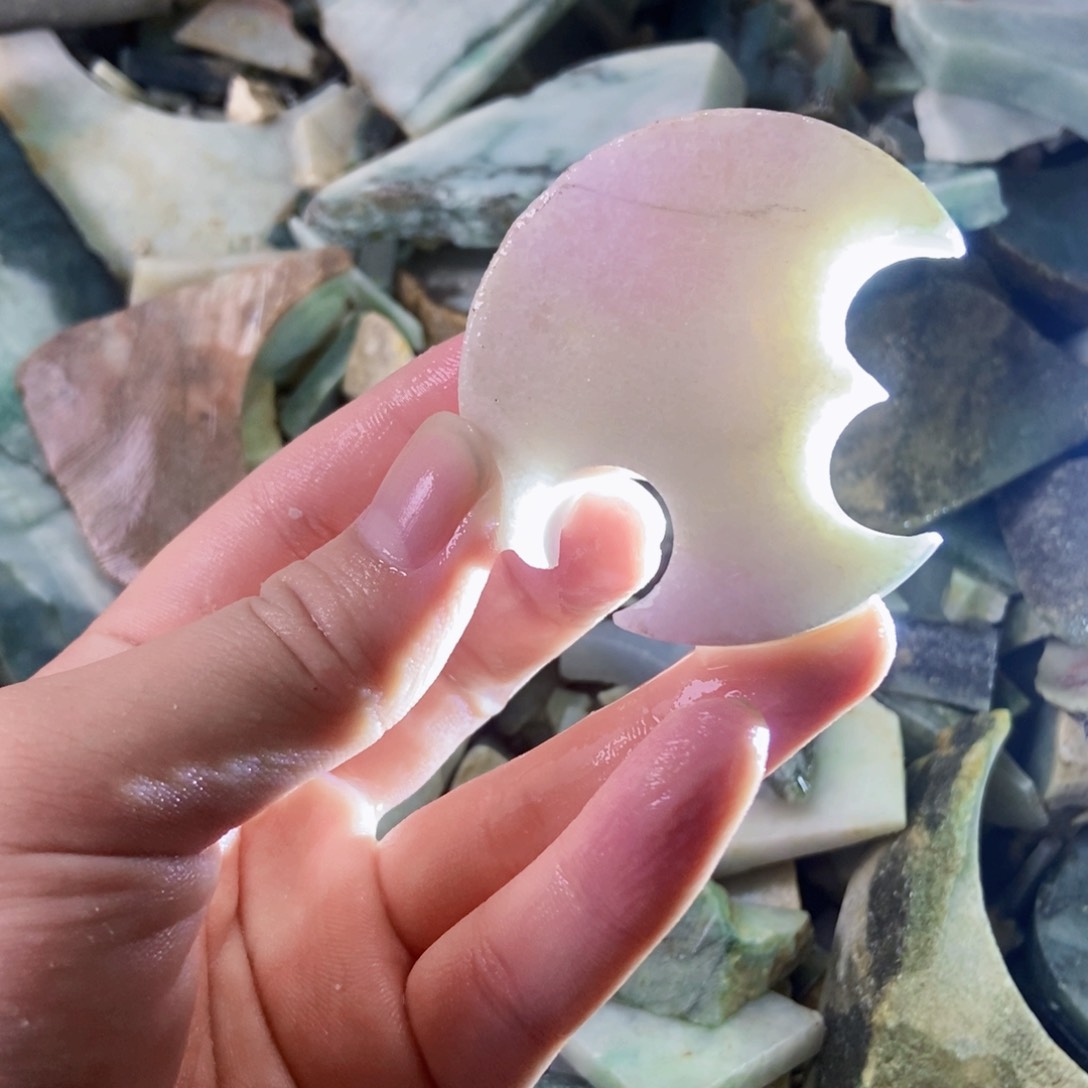 翡翠未镶嵌颈饰天然翡翠