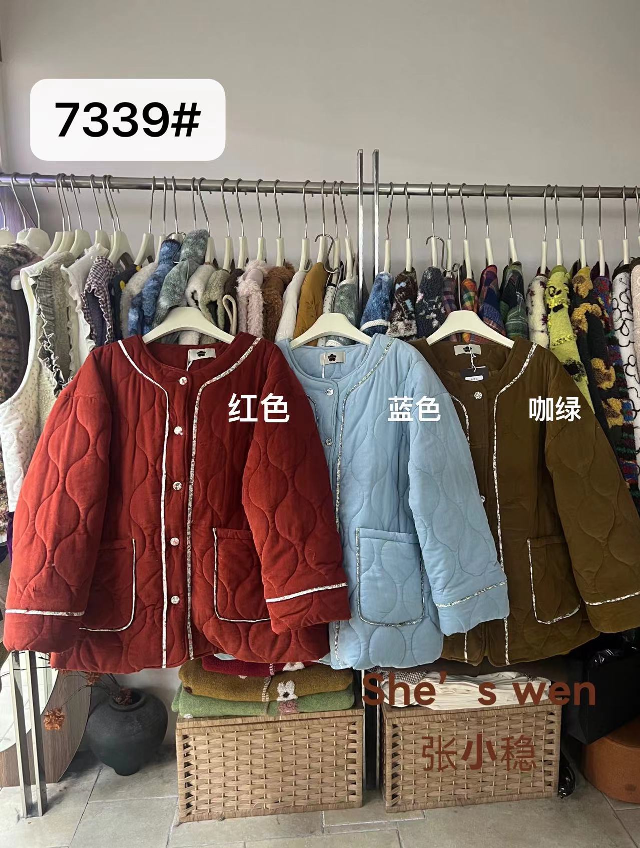 米多多 ZXW-7339-日系灯芯绒外套 kc