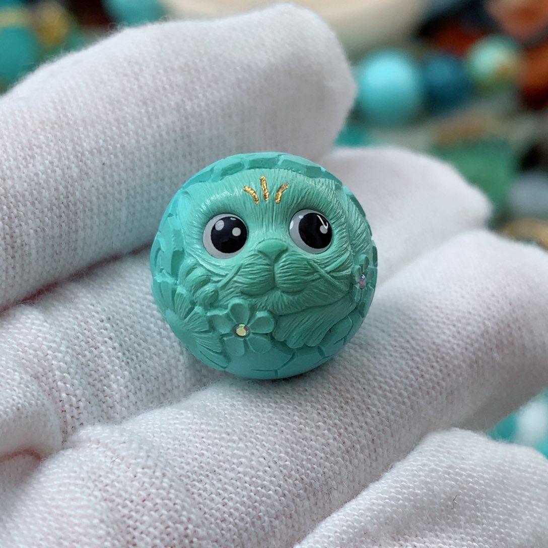 未镶嵌绿松石珠宝奇石