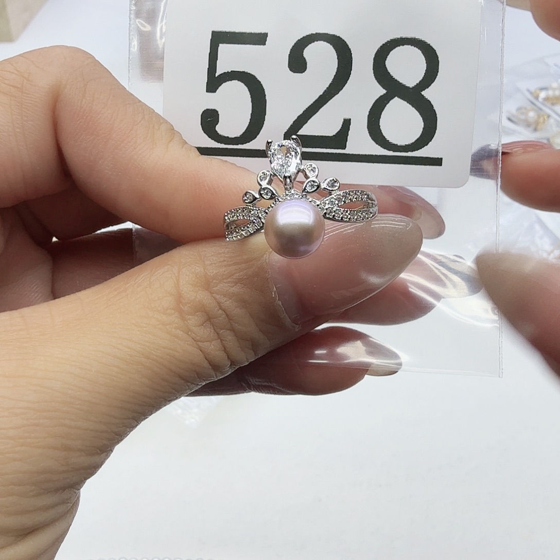 合金珠宝奇石淡水珍珠528