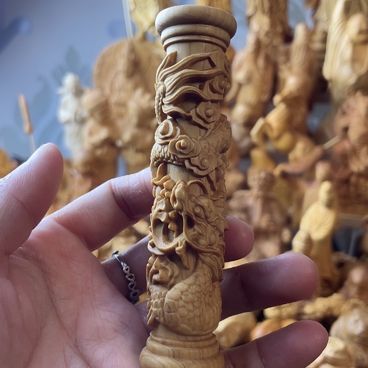 柏木（崖柏）崖柏盘龙柱