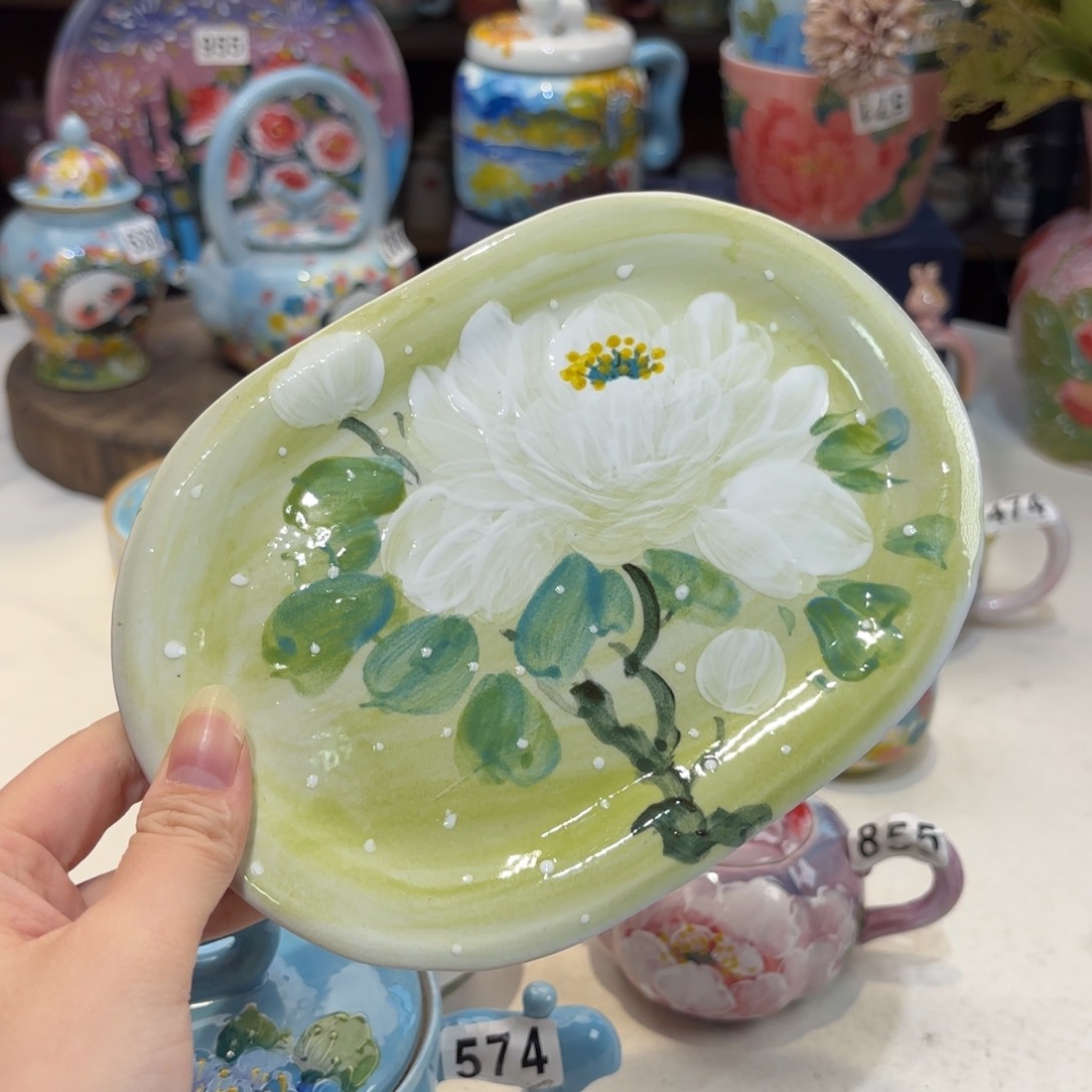 景德镇手绘高温釉下彩陶瓷茶具