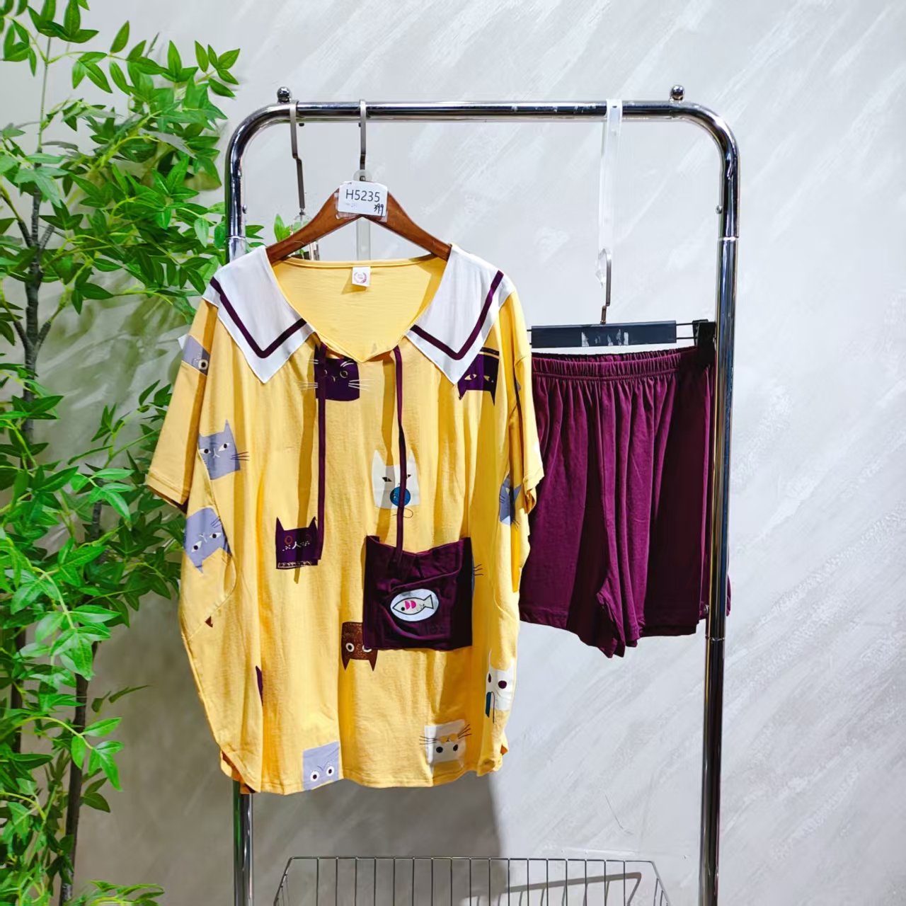 【H5235】 女士气质轻奢百搭家居服