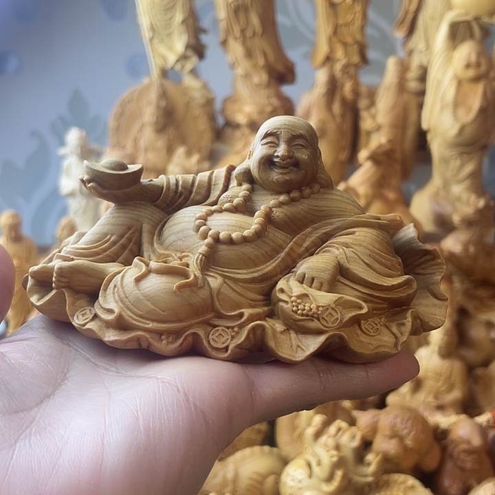 柏木（崖柏）崖柏荷叶弥勒长12公分