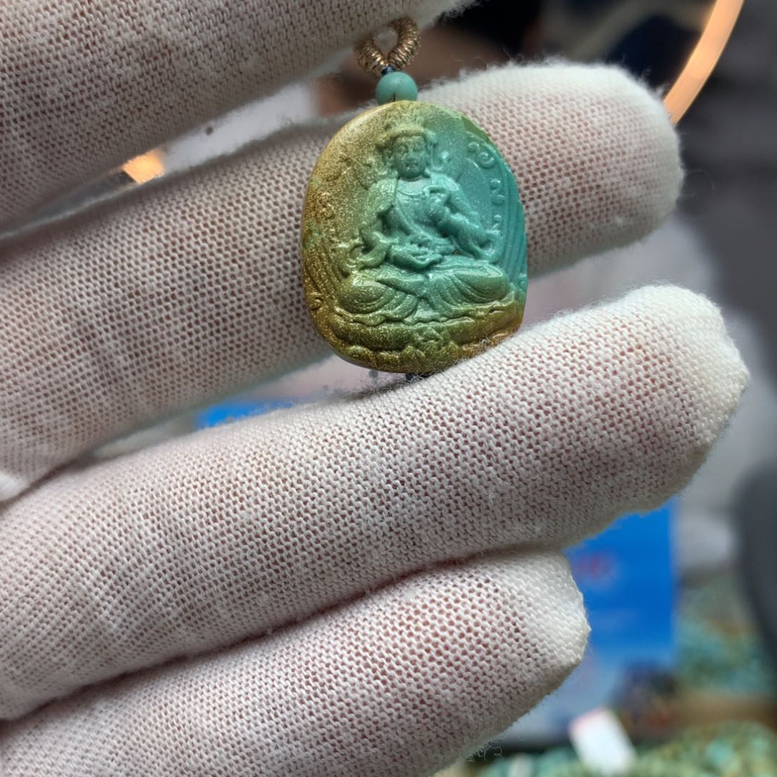 绿松石挂件未镶嵌