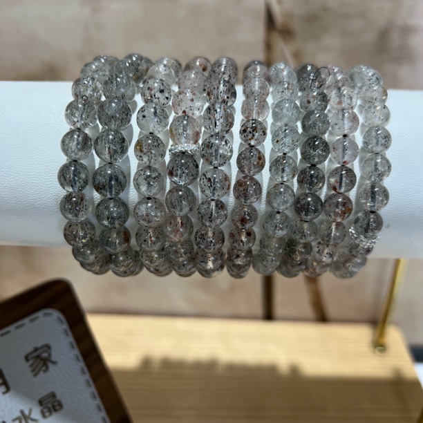 【月月家】G060天然水晶 原创毒液草莓晶单圈多样性发其一