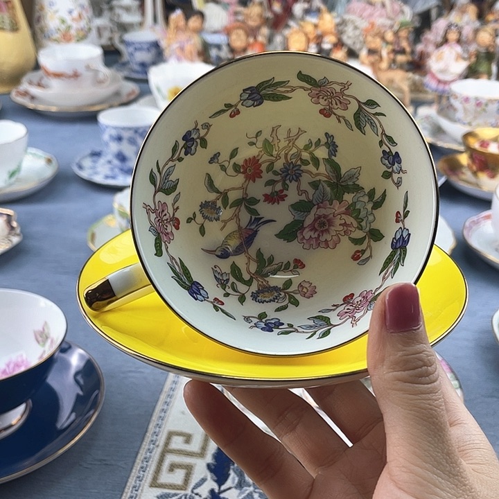 中古欧瓷瓷器小房子