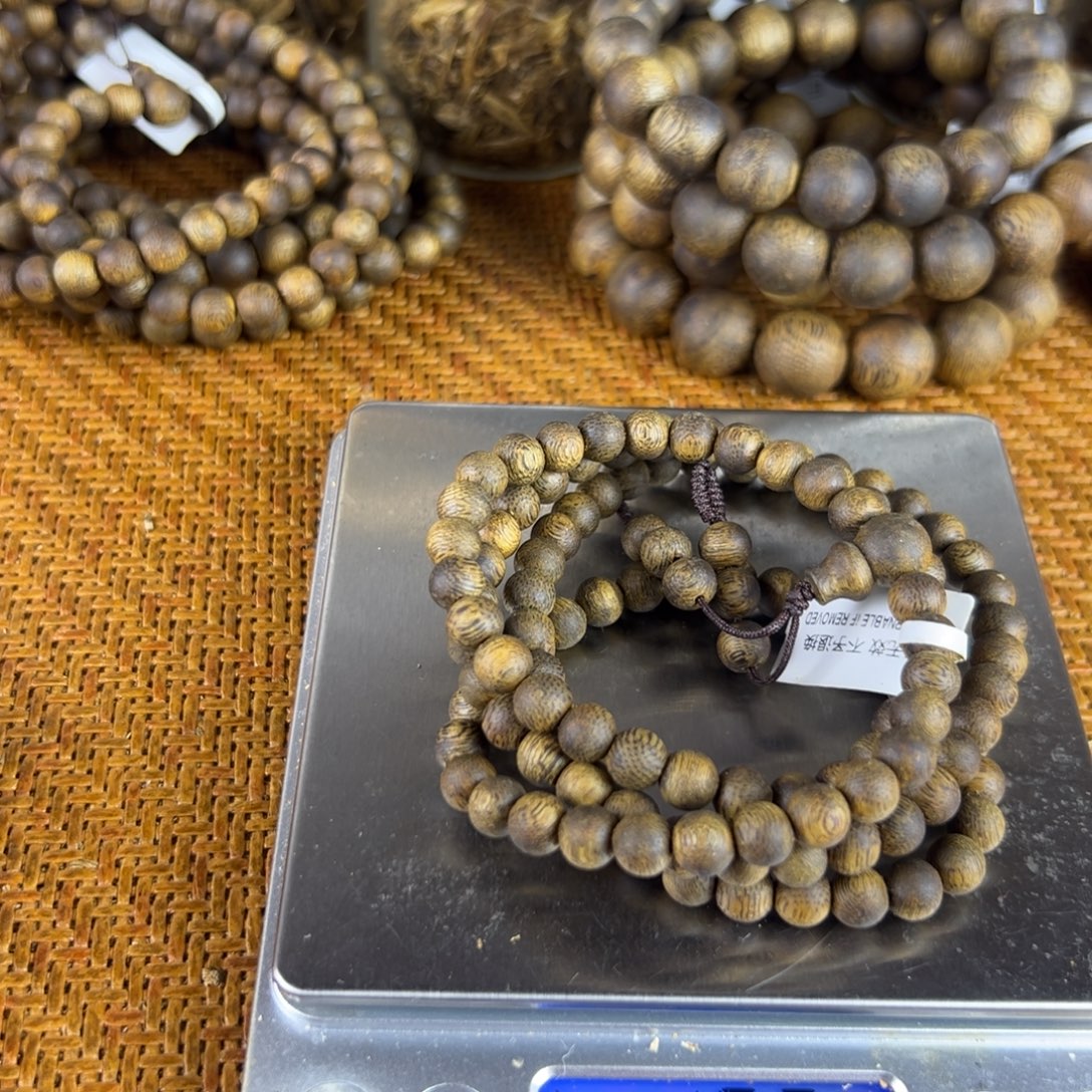 沉香碎屑沉香卡6多圈沉水浮克重16 +