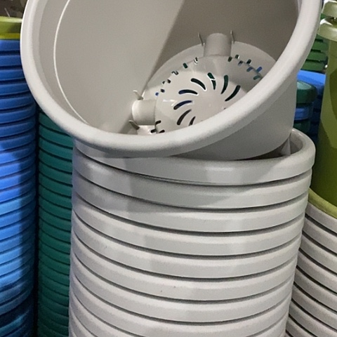 树脂四季5号微瑕灰白无托6个