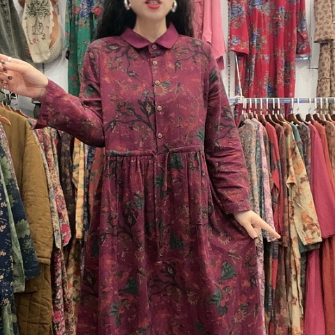 招财猫收腰裙887-3