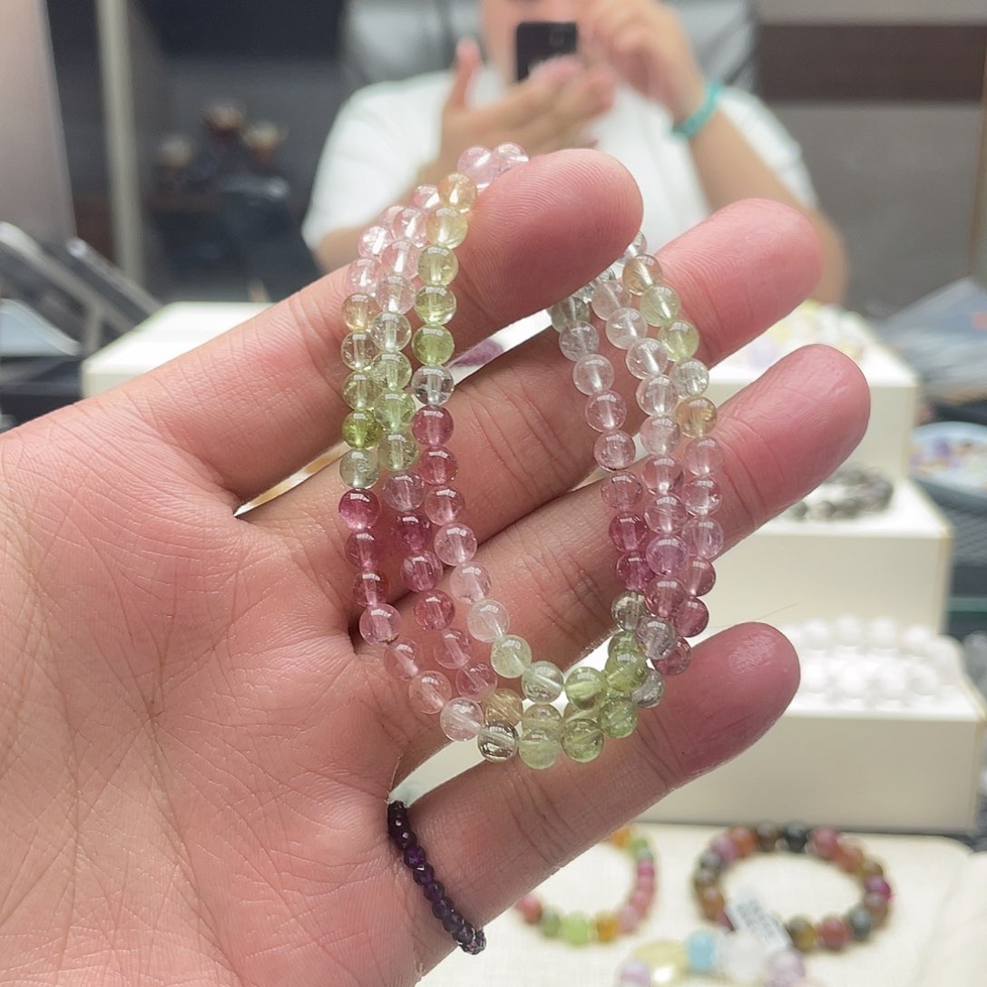 手链未镶嵌碧玺碧玺多圈