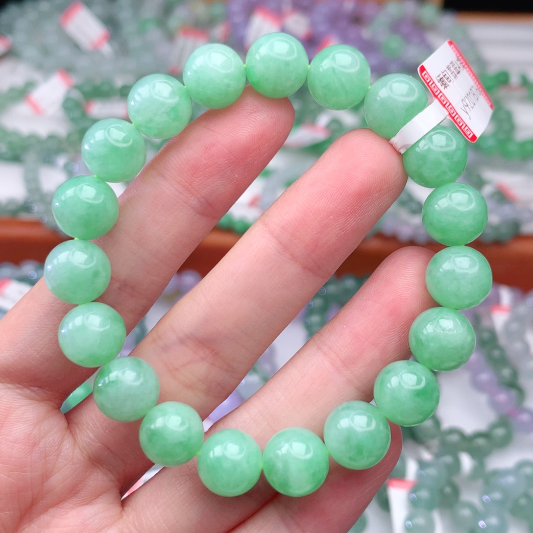 翡翠手链未镶嵌翡翠10mm