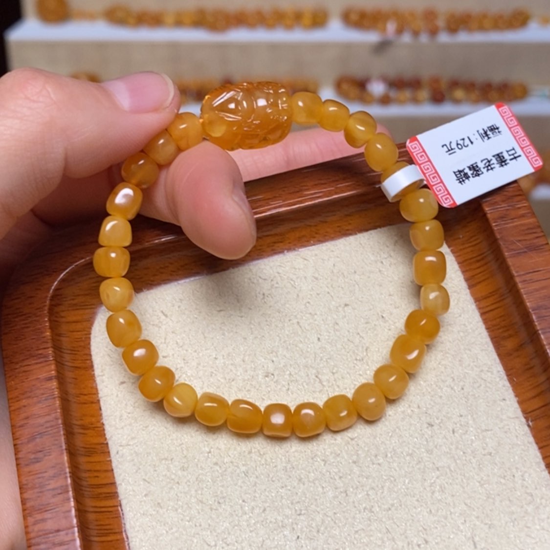 【闪购商品】未镶嵌蜜蜡手链手串