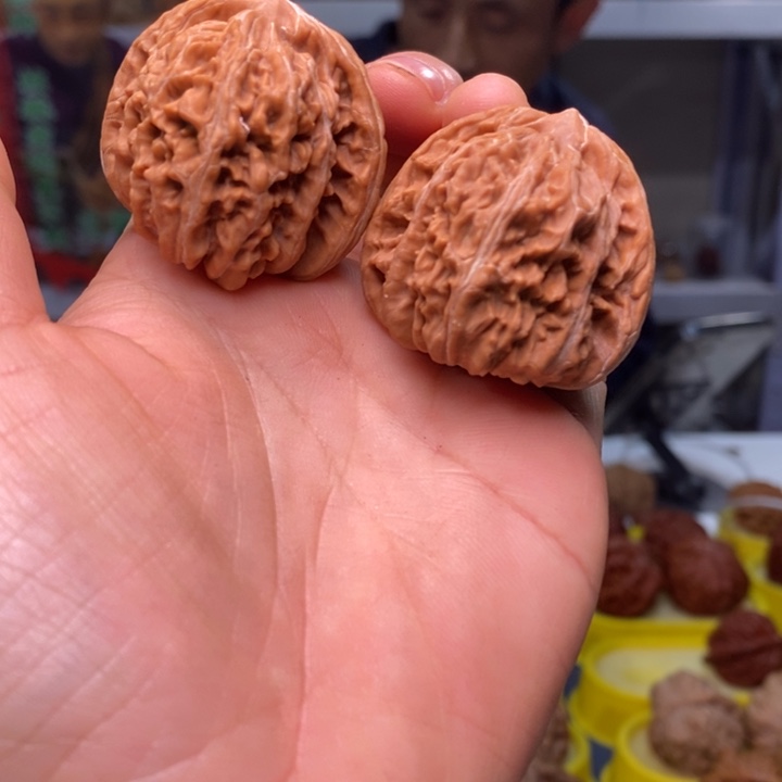 文玩核桃吊坠文玩核桃三角楼38～