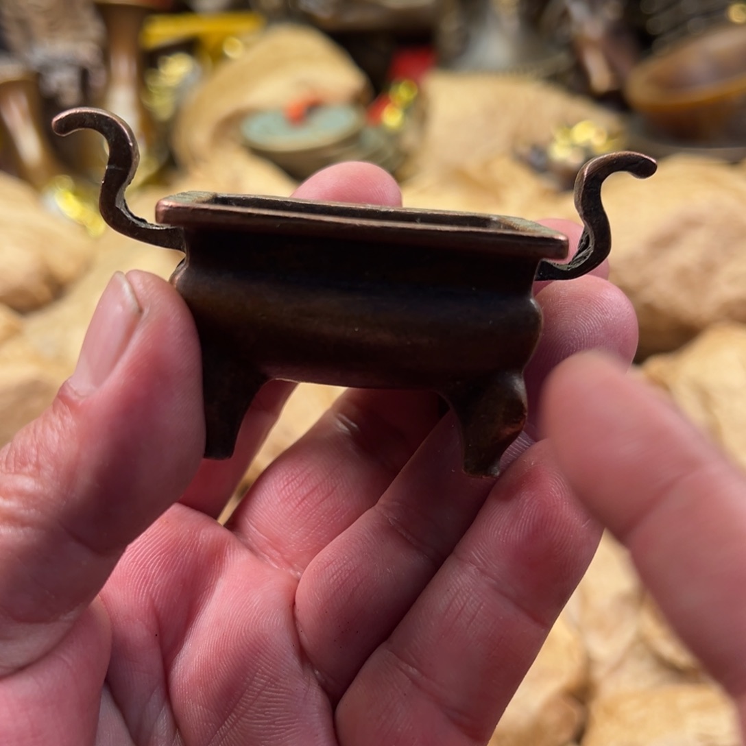 茶壶香炉铜器摆件
