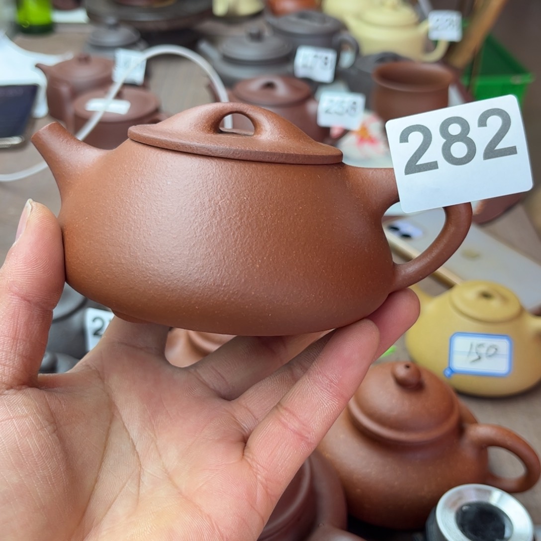 紫砂茶壶降坡泥石瓢280左右