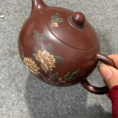 紫砂茶壶陶瓷摆件爱好者摆件