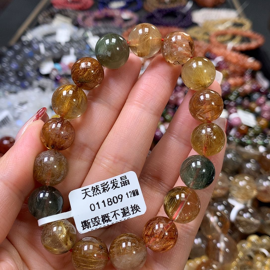 水晶手链未镶嵌，