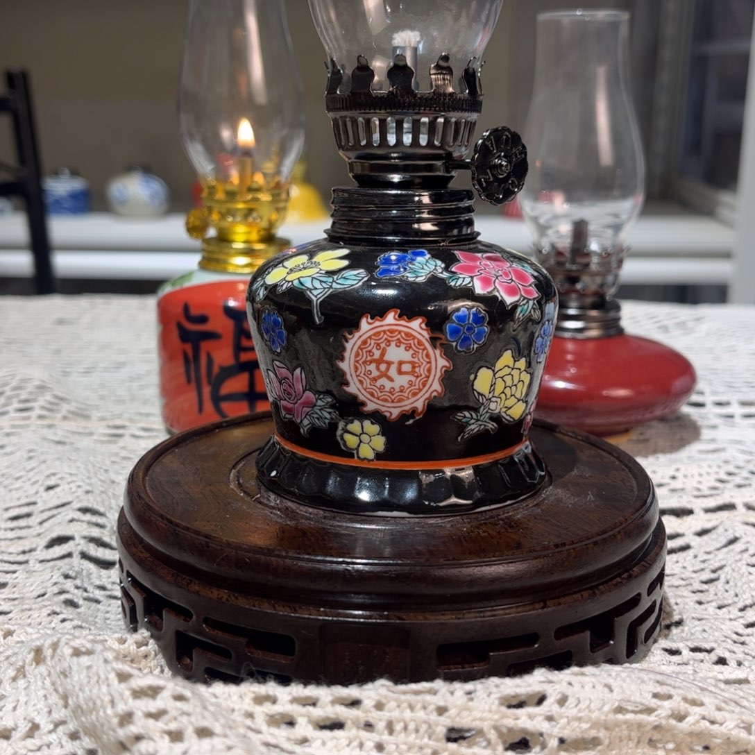 摆件景德镇陶瓷香薰灯