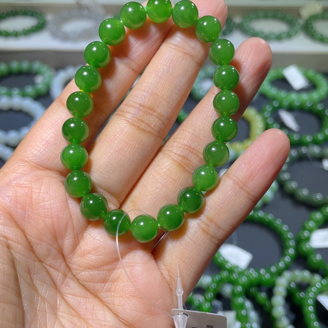 和田玉手链未镶嵌菩*