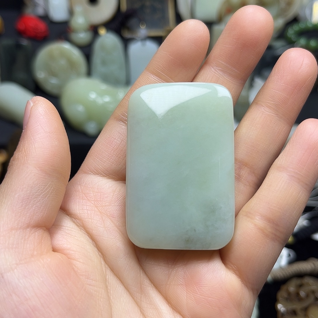 和田玉未镶嵌吊坠(不含链)