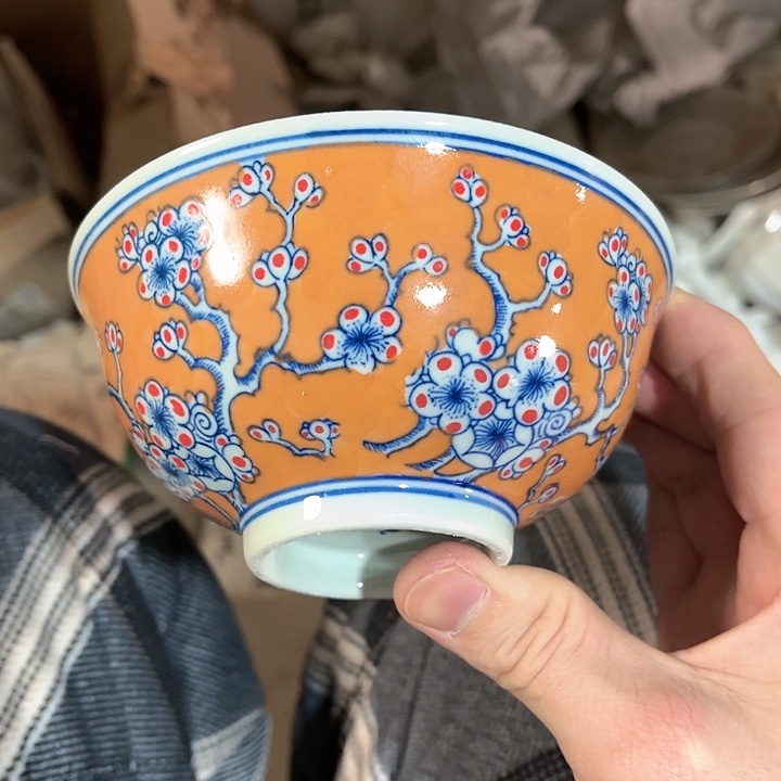 瓷片//////直径12.5厘米。绿。