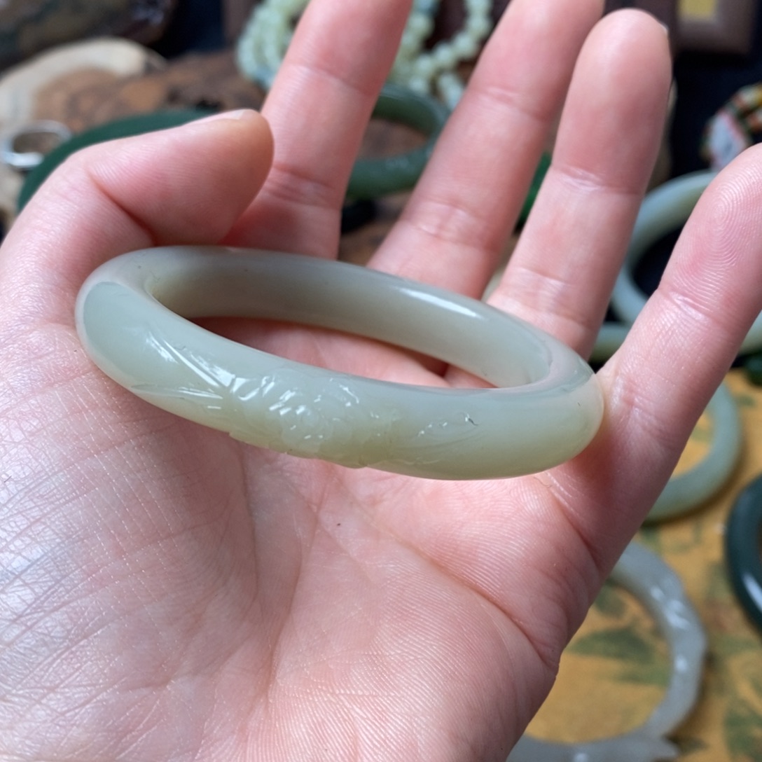 和田玉手镯51未镶嵌