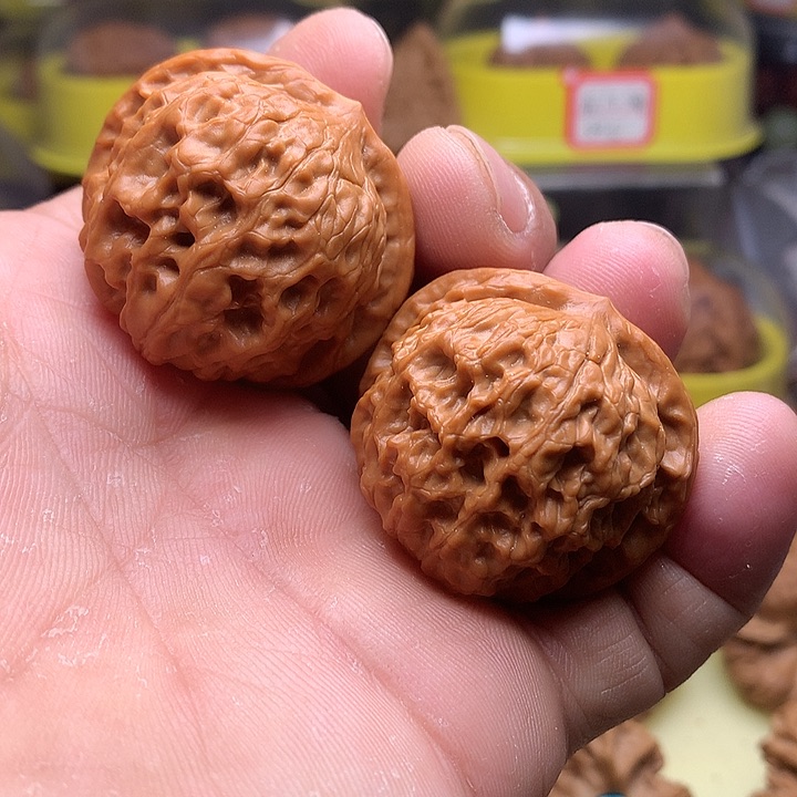 文玩核桃吊坠金锭元宝39