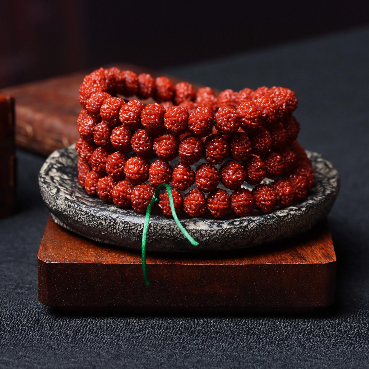 六瓣印尼108颗机刷玉化小金刚脖挂（无裂不金刚介意慎拍）