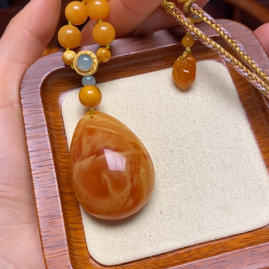 【闪购商品】蜜蜡颈饰未镶嵌项链