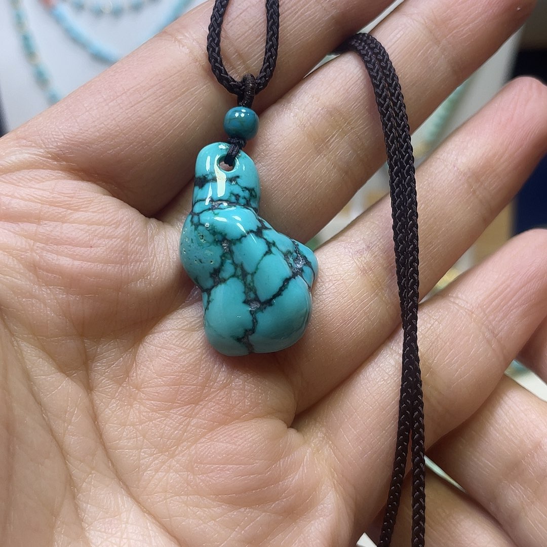 绿松石未镶嵌锁骨链