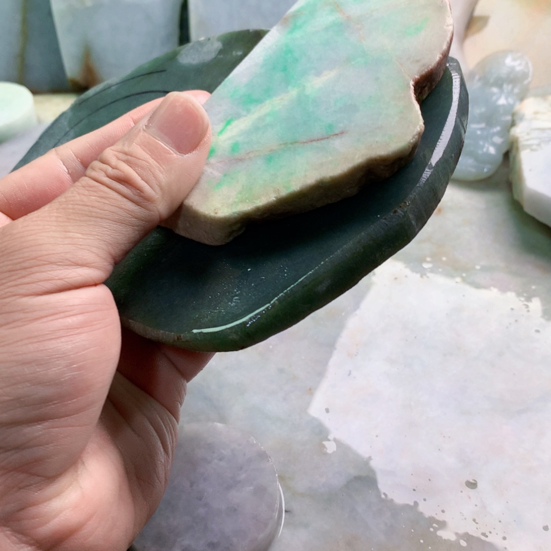 彬***翡翠裸石天然翡翠