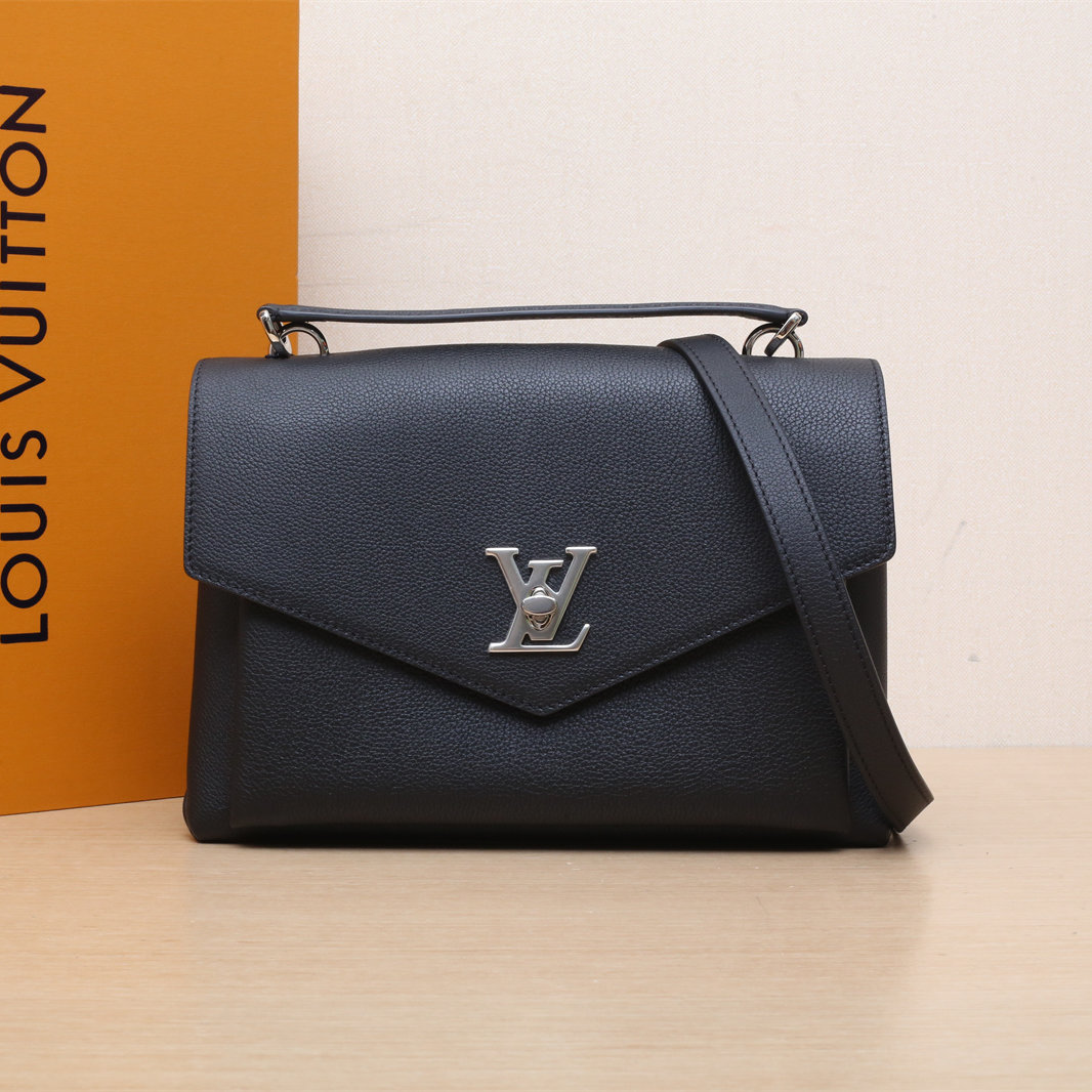 99新 LouisVuitton/路易威登 【小花黑黑】手提包 28 黑色 芯片