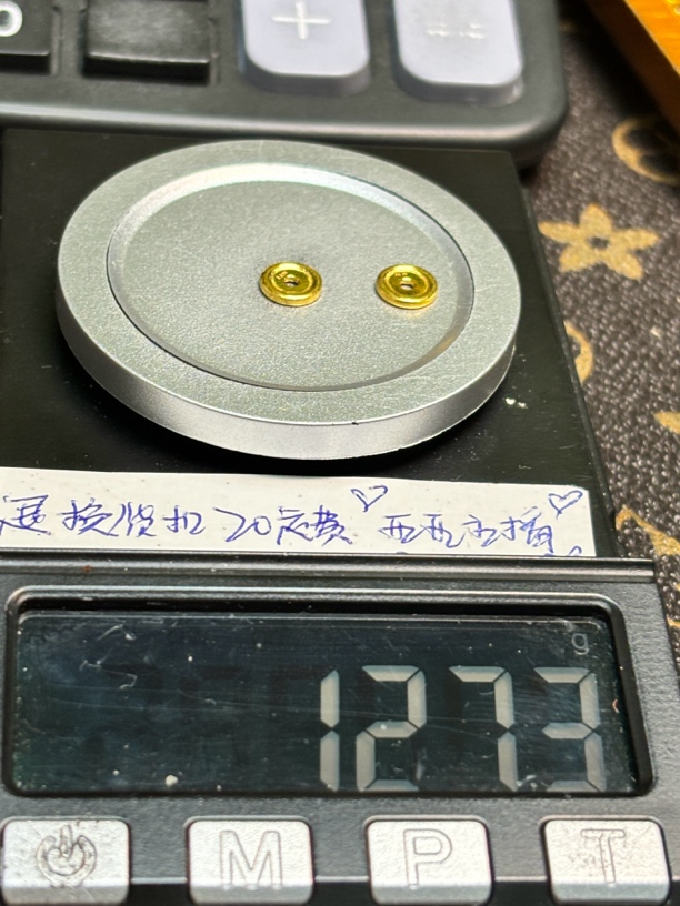 足金999卡7车轮隔片