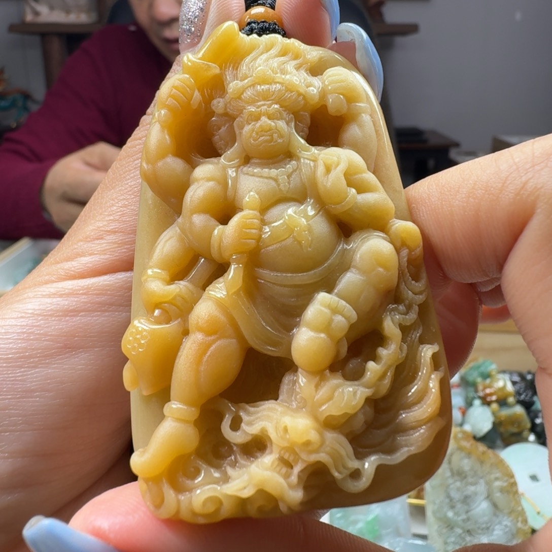 定制翡翠未镶嵌大黑天