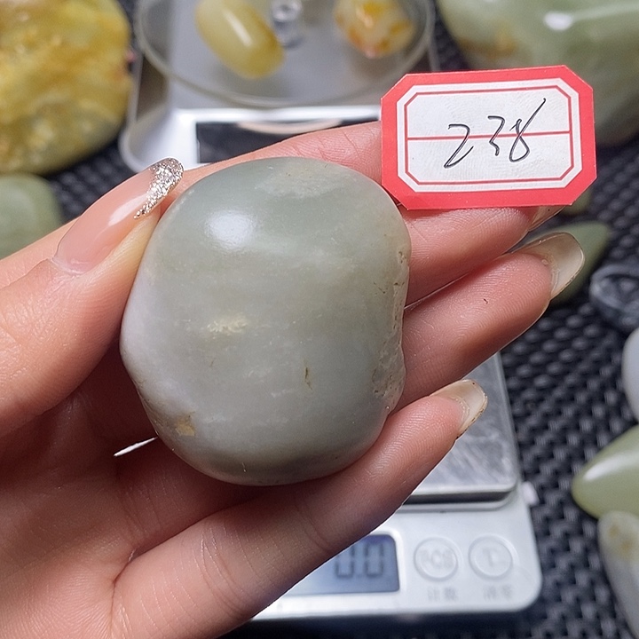 和田玉未镶嵌挂件238