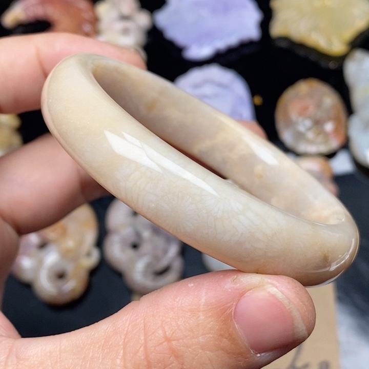 硅化珊瑚（珊瑚玉）手镯未镶嵌53