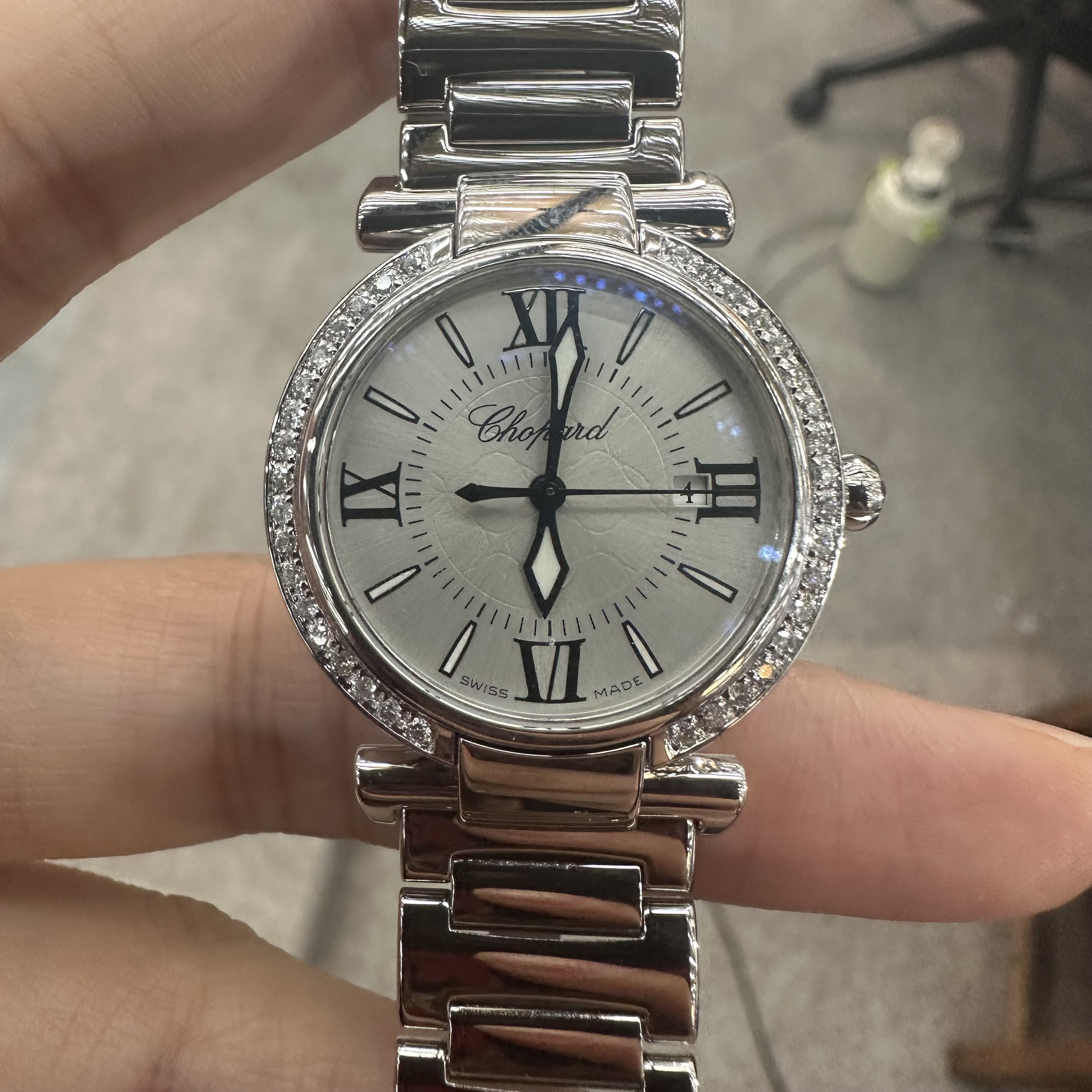 99新 Chopard/萧邦 表展IMPERIALE388541-3002后钻表/WHT027825